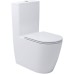 Унітаз-компакт Devit Do It 3010510 безобідковий з кришкою soft-close, Vortex Flush, білий 