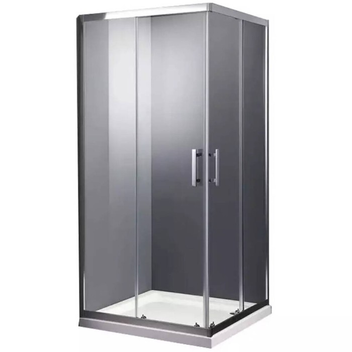 Душова кабіна Primera Pl Frame SHRC53906 90х90 см профіль хром/прозоре скло
