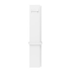 Радіатор електричний Deweit Whole Wall_2.0, з тримачем для рушників та халатів, Led-підсвітка, колір білий мат