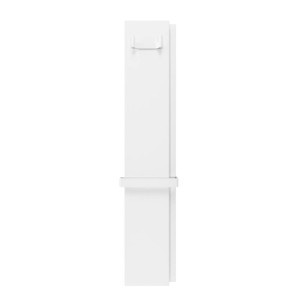 Радіатор електричний Deweit Whole Wall_2.0, з тримачем для рушників та халатів, Led-підсвітка, колір білий мат