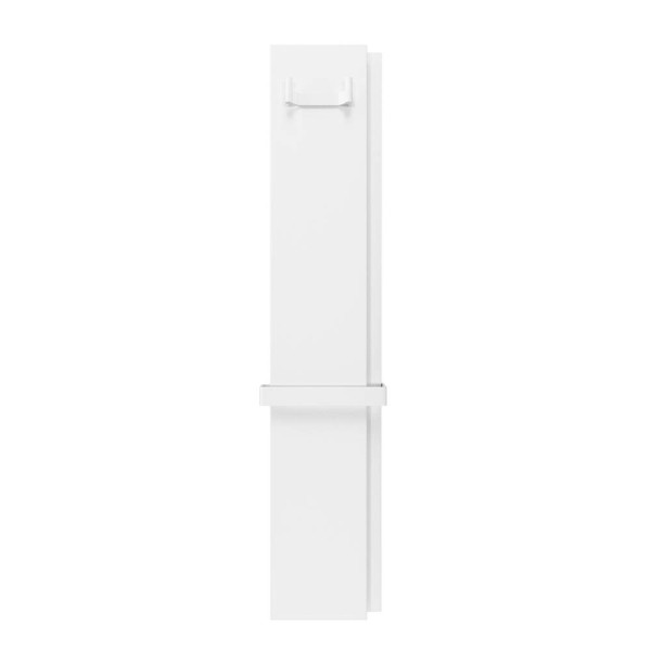 Радіатор електричний Deweit Whole Wall_2.0, з тримачем для рушників та халатів, Led-підсвітка, колір білий мат