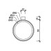 Склянка Decor Walther Mikado MK WMB 0522616 рожеве золото глянцевий