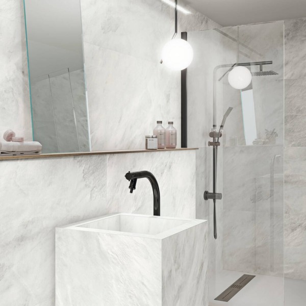 Керамограніт APE Alexandria White Matt 60x120 см