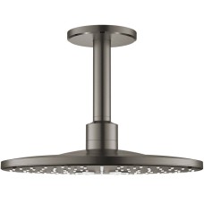 Верхній душ Grohe Rainshower 310 SmartActive 26477AL0 з кронштейном, графіт темний матовий