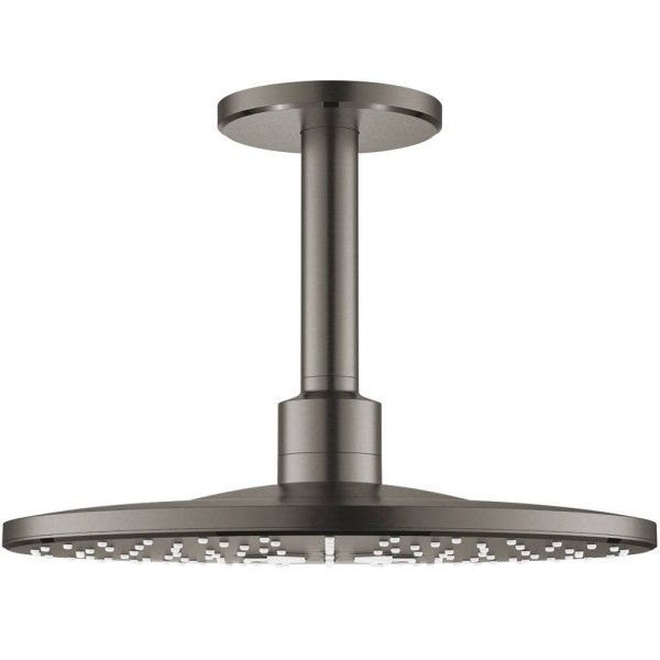 Верхній душ Grohe Rainshower 310 SmartActive 26477AL0 з кронштейном, графіт темний матовий