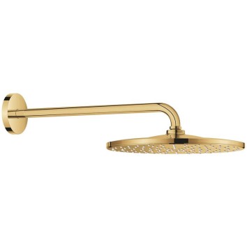 Верхній душ Grohe Rainshower 310 Mono 26558GL0 з кронштейном, золото
