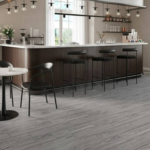 Керамограніт Cersanit Sunsetwood Grey 18,5x59,8 см