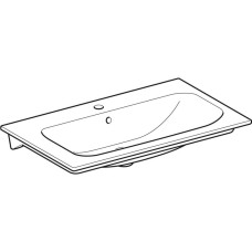 Раковина Geberit Selnova Square 500.995.00.1, 80 см, білий глянець