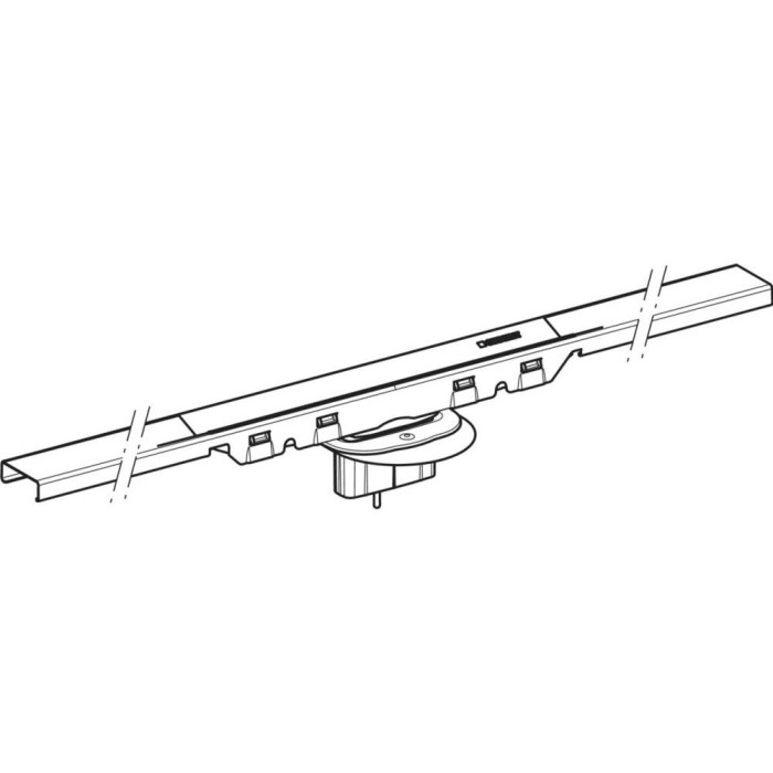 Решітка для душового каналу Geberit CleanLine50 154.446.QC.2 чорний хром матовий 30-90 см Решітка для душового каналу Geberit CleanLine50 154.446.QC.2 чорний хром матовий 30-90 см