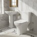 Унітаз-компакт Devit Basic 3590021 обідковий з кришкою soft-close, білий глянець