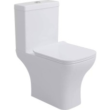Унітаз-компакт Devit Basic 3590021 обідковий з кришкою soft-close, білий глянець