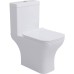 Унітаз-компакт Devit Basic 3590021 обідковий з кришкою soft-close, білий глянець