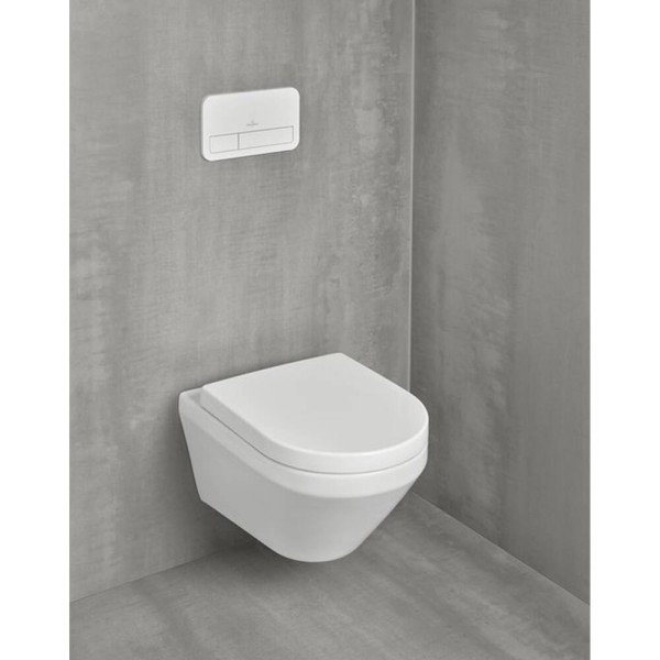 Унітаз підвісний Villeroy&Boch Omnia Architectura 4694CL01 з кришкою 98M9C101 Soft-close, TwistFlush, білий