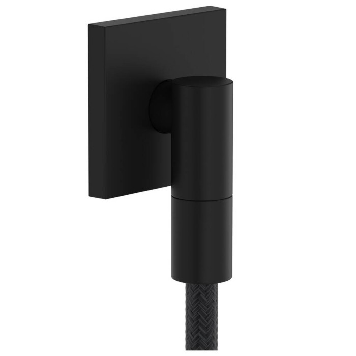 Шлангове підключення Hansgrohe FixFit Fine E 28883670 чорний матовий