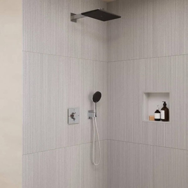 Душова система прихованого монтажу Hansgrohe Raindance Alive Q 24620000 210/340 1jet з термостатом, хром