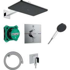 Душова система прихованого монтажу Hansgrohe Raindance Alive Q 24620000 210/340 1jet з термостатом, хром