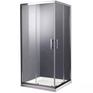 Душова кабіна Devit Frame SHRC54906 90х90 см профіль хром/прозоре скло