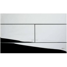 Інсталяція для унітаза OLI120 888781 із клавішею змиву Slim 659044 хром та зі звукоізолюючою прокладкою