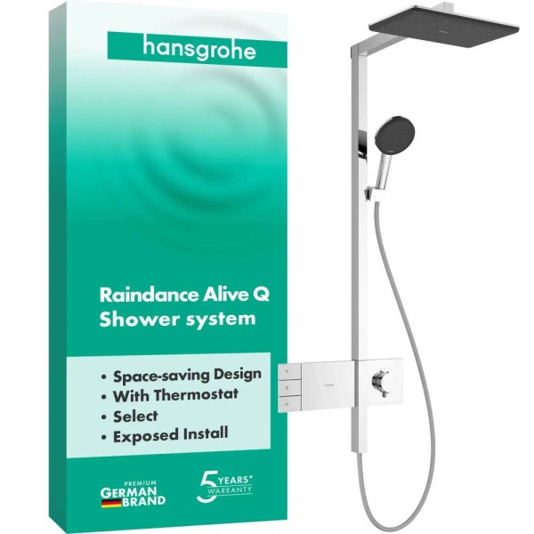 Душова система Hansgrohe Raindance Alive Q 24590000 210/340 2jet з ShowerSelect Comfort хром