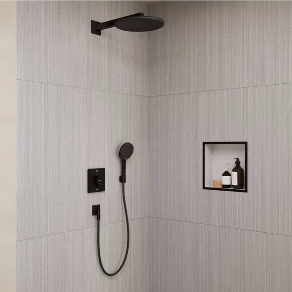Душова система прихованого монтажу Hansgrohe Raindance Alive S 24630670 300 1jet чорний матовий