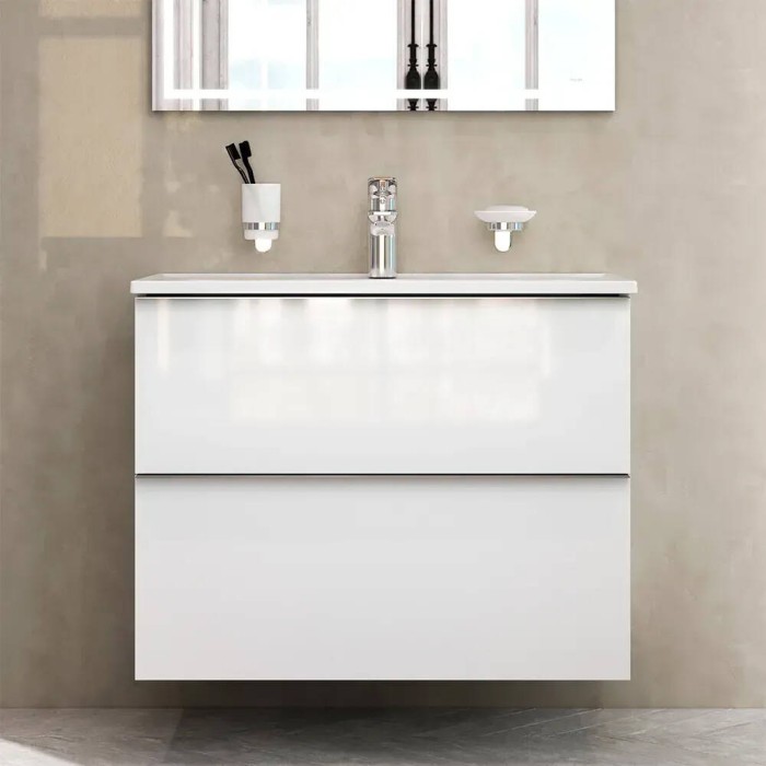 Тумба з раковиною AM.PM X-Joy S MTA-FHX0802WG-WCC0802WG підвісна 80 см білий глянець