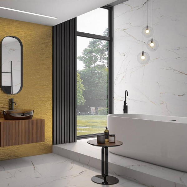 Керамограніт Pamesa Cr.Torano M Dorado (Fam017 / Compacglass) 120x120 см