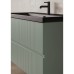 Тумба Royo Vora 131775+126225 підвісна 100 см Mineral Green з раковиною Enzo