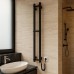 Рушникосушарка електрична Hygge Family Slim 3.164.045797.BM 1170х140 мм в комплекті з прихованим підключенням, чорний матовий 80 Вт