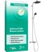 Душова система Hansgrohe Activera S 240 1jet EcoSmart 28871000, з термостатом Ecostat Fine, хром