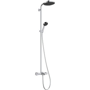 Душова система Hansgrohe Activera S 240 1jet EcoSmart 28871000, з термостатом Ecostat Fine, хром