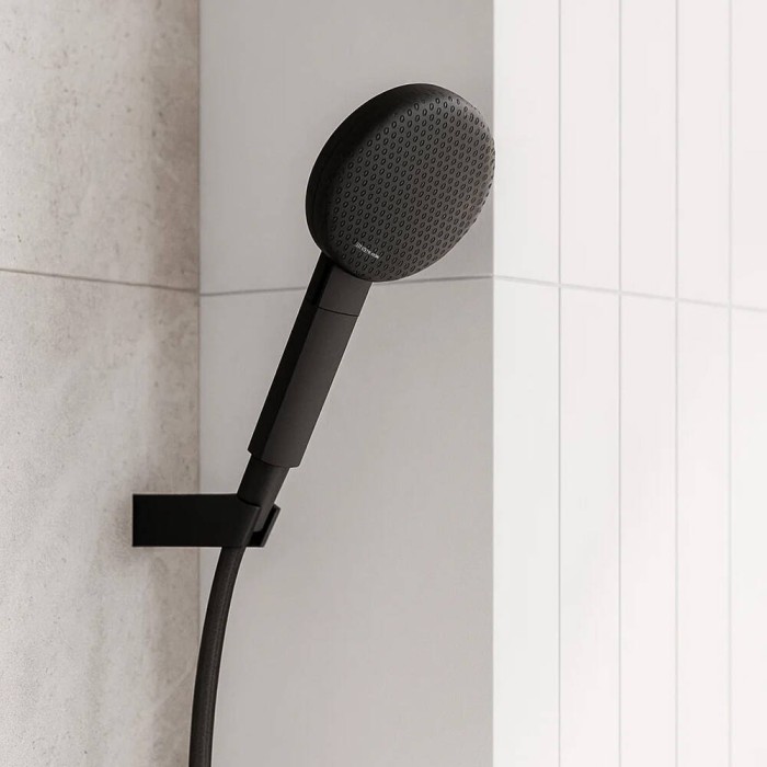 Ручний душ Hansgrohe Raindance Alive Select S 24511670 EcoSmart, чорний матовий