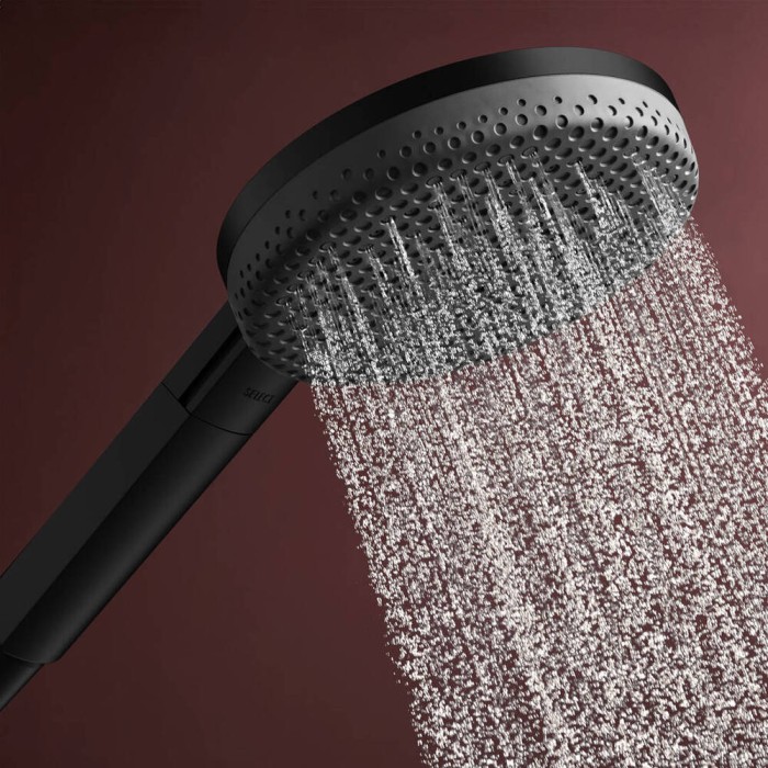 Ручний душ Hansgrohe Raindance Alive Select S 24511670 EcoSmart, чорний матовий
