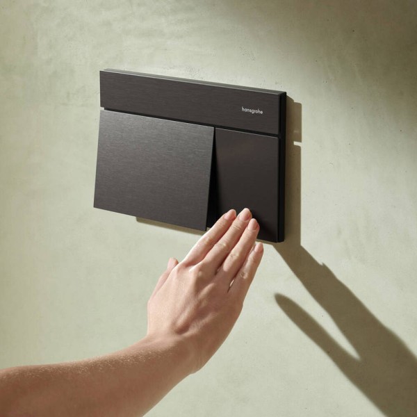 Клавіша змиву Hansgrohe iFrame Element E 66003340 чорний хром шліфований