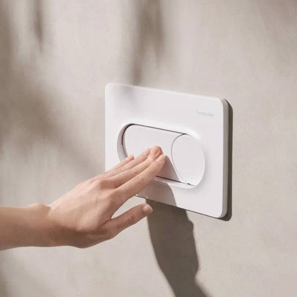 Клавіша змиву Hansgrohe iFrame Original S 66002700 білий матовий
