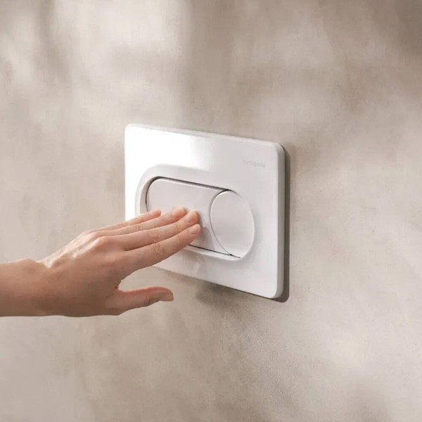 Клавіша змиву Hansgrohe iFrame Original S 66002450 білий глянець