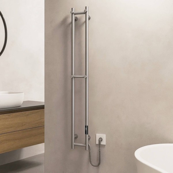 Рушникосушарка електрична Маріо e-INOX Соле 1170х140 TR 2.0 K сатин