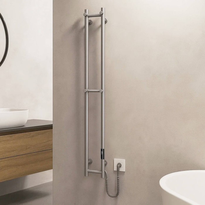 Рушникосушарка електрична Маріо e-INOX Соле 1170х140 TR 2.0 K сатин Рушникосушарка електрична Маріо e-INOX Соле 1170х140 TR 2.0 K сатин