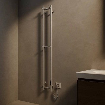 Рушникосушарка електрична Маріо e-INOX Соле 1170х140 TR 2.0 K сатин