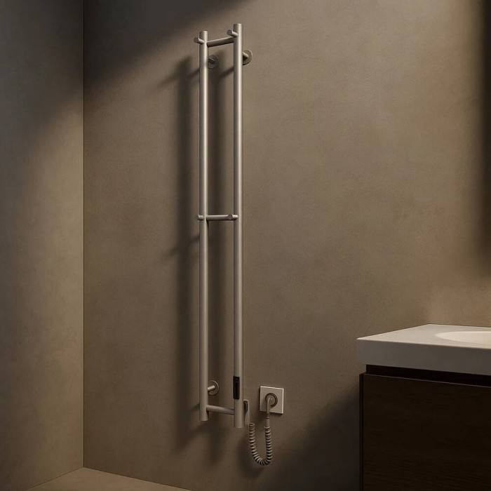 Рушникосушарка електрична Маріо e-INOX Соле 1170х140 TR 2.0 K сатин