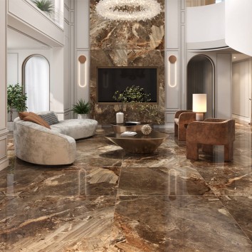 Керамограніт Almera Ceramica-2 Volcane Brown 120x120 см