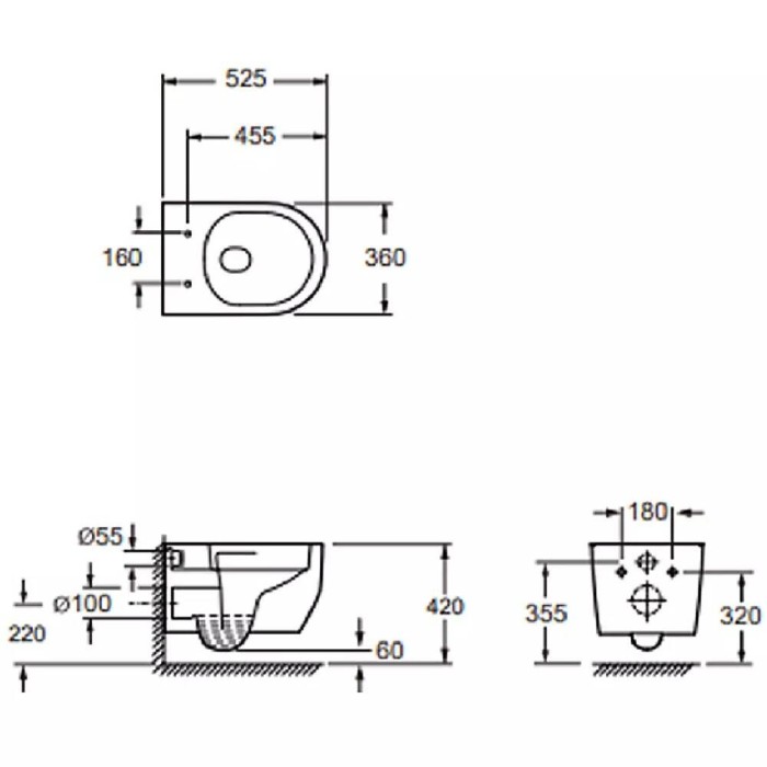 Унітаз підвісний Devit Do It 4010511 з кришкою soft-close, Vortex Flush, білий глянець