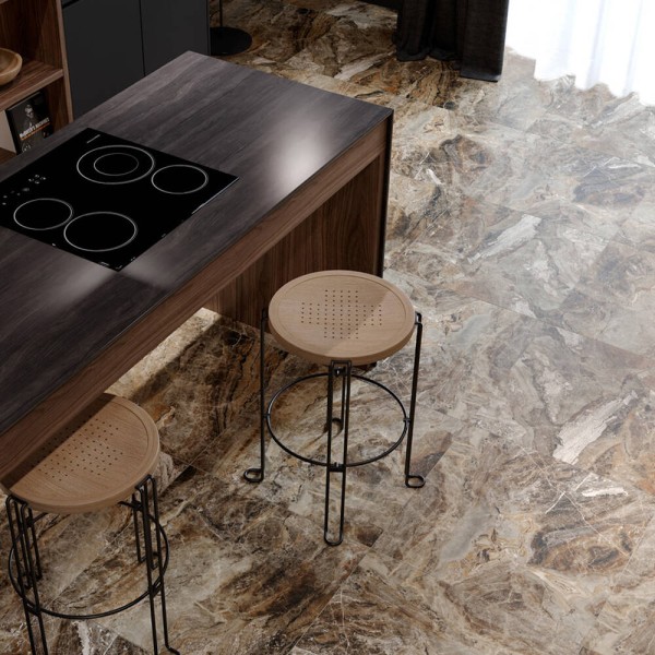 Керамограніт Ceramica Deseo Vesuvio коричневий 4F7580 60x60 см