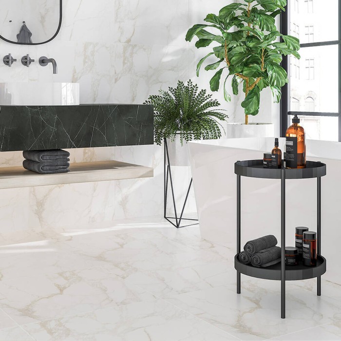 Керамограніт Golden Tile Imperial Білий 3G0580 60x60 см