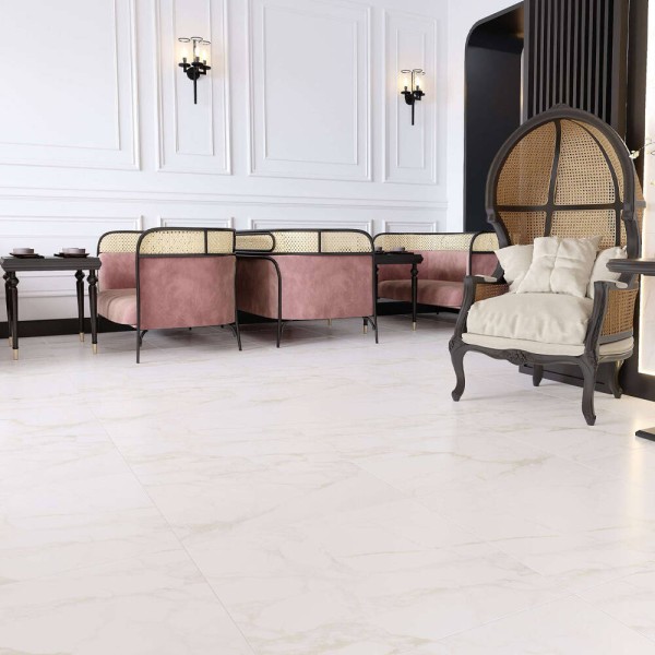 Керамограніт Golden Tile Imperial Білий 3G0580 60x60 см