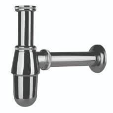 Cифон для раковини Devit DVCH001 латуний 1/4, випуск 32мм, хром