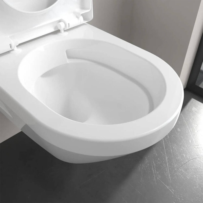 Унітаз підвісний Villeroy&Boch Architectura 5684CL01 з кришкою Soft Close та змивом Twistflush, білий глянець