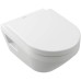 Унітаз підвісний Villeroy&Boch Architectura 5684CL01 з кришкою Soft Close та змивом Twistflush, білий глянець