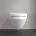 Унітаз підвісний Villeroy&Boch Architectura 5684CL01 з кришкою Soft Close та змивом Twistflush, білий глянець