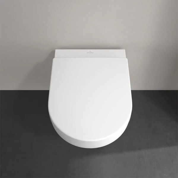 Унітаз підвісний Villeroy&Boch Architectura 5684CL01 з кришкою Soft Close та змивом Twistflush, білий глянець