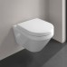 Унітаз підвісний Villeroy&Boch Architectura 5684CL01 з кришкою Soft Close та змивом Twistflush, білий глянець